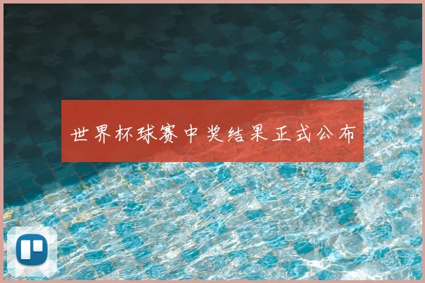 世界杯球赛中奖结果正式公布